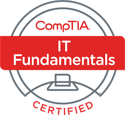 CompTIA IT Fundamentals Certified Logo.